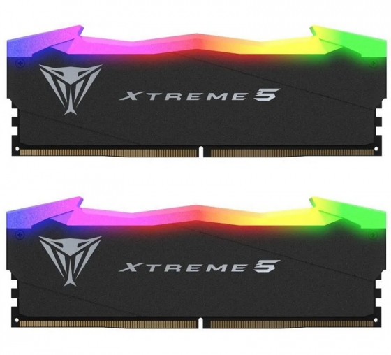 Модуль памяти DIMM 32GB DDR5 PATRIOT VIPER Xtreme RGB PVXR532G76C36K (2x16GB, 7600MT/s)