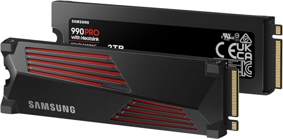 SSD M.2 2TB SAMSUNG MZ-V9P2T0CW 990 PRO (M.2 2280, PCI-E x 4, Reading 7450 MB/s, Writing 6900 Mb/s)