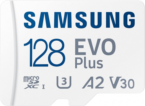 Memory Card  Micro SD Samsung EVO Plus 128GB MB-MC128KA/EU (Class 10)