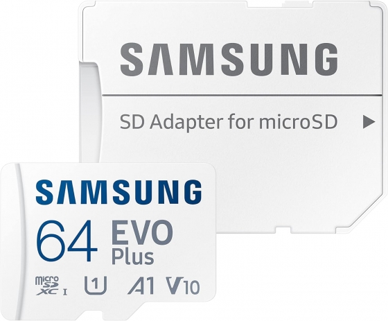 Карта памяти Micro SD Samsung EVO Plus 64GB MB-MC64KA/EU (Class 10)