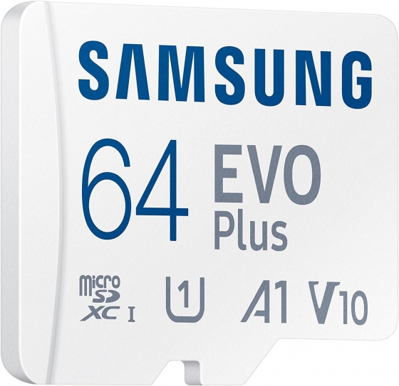 Memory Card Micro SD Samsung EVO Plus 64GB MB-MC64KA/EU (Class 10)