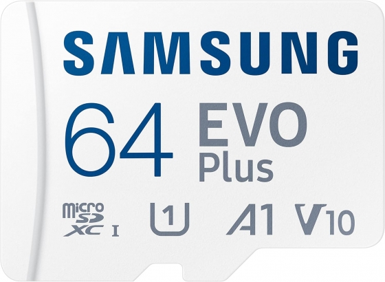 Карта памяти Micro SD Samsung EVO Plus 64GB MB-MC64KA/EU (Class 10)