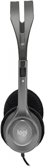 Headset with microphone  Logitech H110 (3.5mm, Silver)