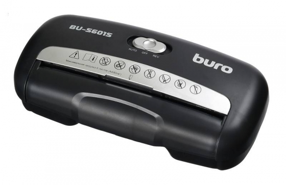 Шредер Buro Home BU-S601S (6 list, 10ltr, pl.cards)