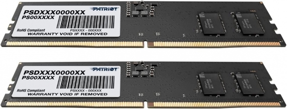 Հիշողություն DIMM 32GB DDR5 PATRIOT PSD532G4800K (2x16GB, 4800MHz)