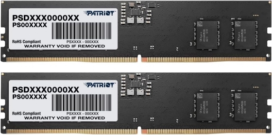 Модуль памяти DIMM 32GB DDR5 PATRIOT PSD532G4800K (2x16GB, 4800MHz)
