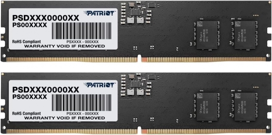 Հիշողություն DIMM 32GB DDR5 PATRIOT PSD532G4800K (2x16GB, 4800MHz)