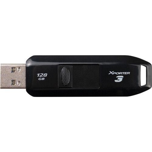 USB 128GB Patriot PSF128GX3B3U XPORTER 3 Slider (USB 3.2, Black)