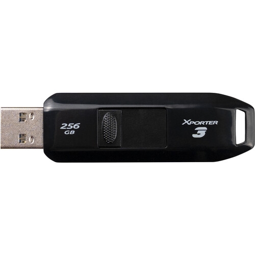 Флешка USB 256GB Patriot PSF256GX3B3U XPORTER 3 Slider (USB 3.2, Black)