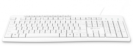 Keyboard Oklick 505M (White, Slim, USB)