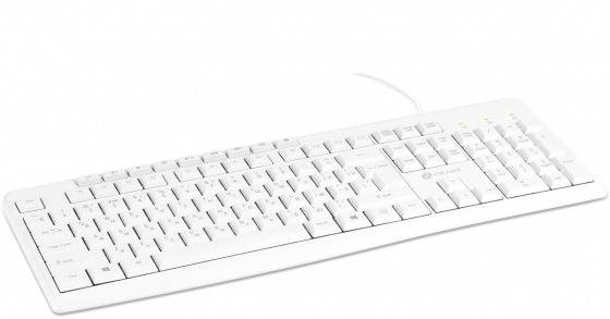 Ստեղնաշար Oklick 505M (White, Slim, USB)