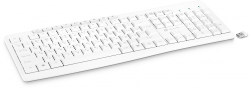 Wireless Keyboard Oklick K225W (White, Multimedia, USB)