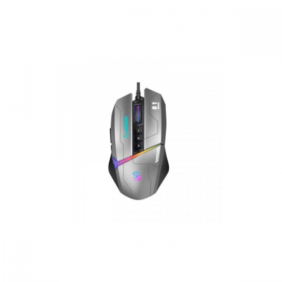Mouse A4Tech Bloody W60 Max Gun (10000dpi, 10 Button, Grey/Black, USB)