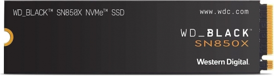  SSD M.2 2TB WD Black SN850X (M.2 2280 PCI-E, Reading 7300 MB/s, Writing 6600 Mb/s)