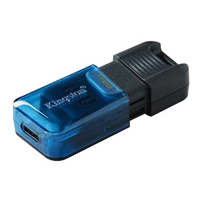  USB 128GB Kingston DataTraveler 80M (USB-C, Black)