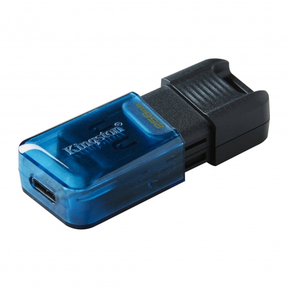 USB 256GB Kingston DataTraveler 80M (USB-C, Black)