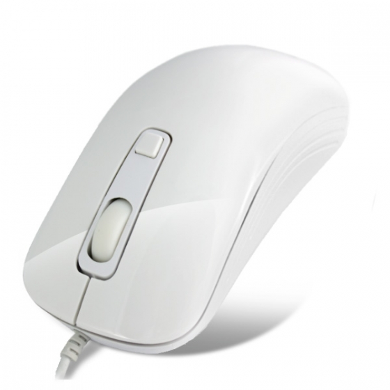 Մկնիկ CrownMicro CMM-20 (4button, 1600dpi, White, USB)