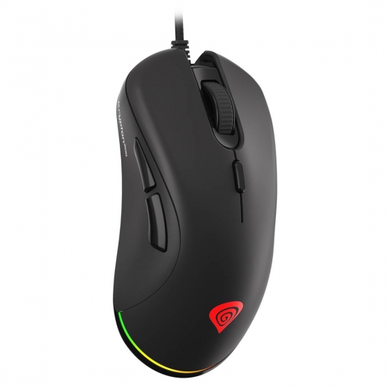 Mouse Genesis NMG-1713 KRYPTON 200, Gaming (6400Dpi, RGB, USB)