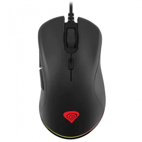 Mouse Genesis NMG-1713 KRYPTON 200, Gaming (6400Dpi, RGB, USB)