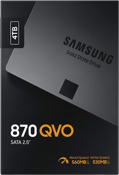 Накопитель SSD 4TB SAMSUNG 870 QVO MZ-77Q4T0BW (2.5