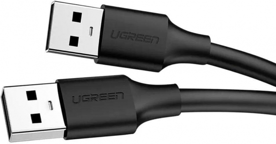 Cable Ugreen 10309 (USB 2.0(M) to USB 2.0(M), 1m, Black)