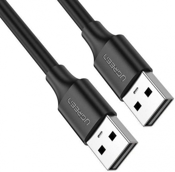 Cable Ugreen 10309 (USB 2.0(M) to USB 2.0(M), 1m, Black)