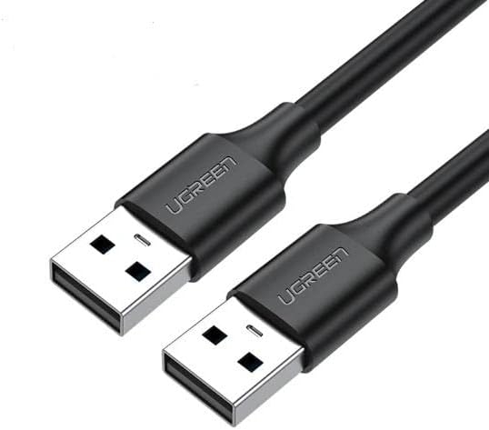 Cable Ugreen 10309 (USB 2.0(M) to USB 2.0(M), 1m, Black)