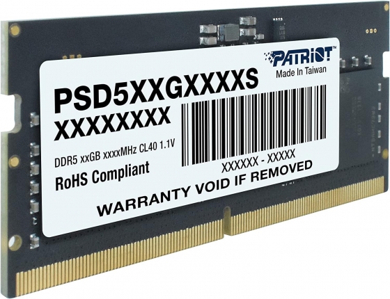 RAM SODIMM 16GB DDR5 PATRIOT PSD516G480081S (4800MHz)