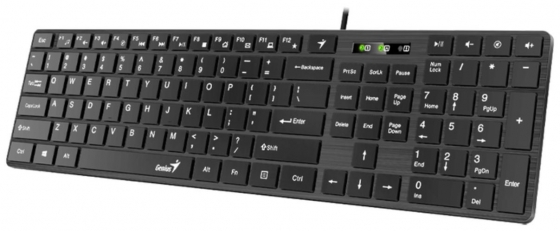 Keyboard+Mouse Genius SlimStar C126 (Black, USB)