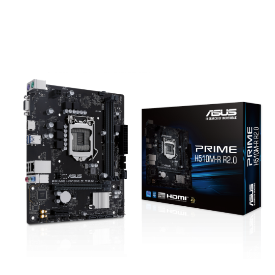 MB ASUS PRIME H510M-R R2.0-SI (S-1200, H470, VGA, HDMI, PCI-E, 2DDR4, SATA3, GbLAN)