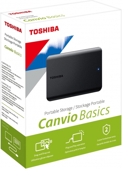 External HDD 4TB Toshiba Canvio Basics HDTB540EK3CA (2.5