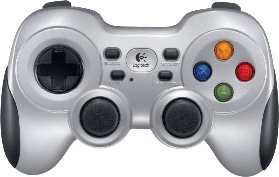 Джойстик беспроводной Logitech Gamepad F710 (PC, USB, Silver)