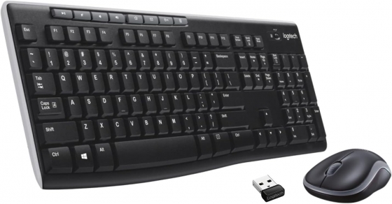 Անլար Ստեղնաշար+Մկնիկ Logitech MK270 (US Layout, USB)