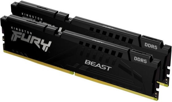 RAM DIMM 64GB DDR5 Kingston FURY Beast KF556C40BBK2-64 (2x32GB, 5600MHz)