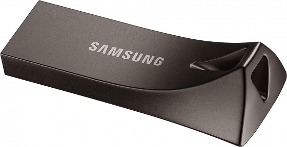 Флешка USB 128GB Samsung Bar Plus (USB 3.1, Titan Grey)