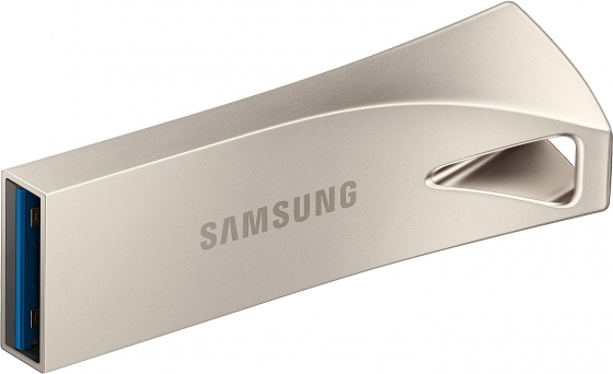 Флешка USB 64GB Samsung Bar Plus (USB 3.1, Silver)