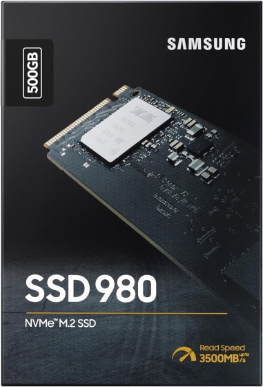 SSD M.2 250GB SAMSUNG 980 MZ-V8V250BW (M.2 2280, PCI-E x 4, Reading 2900 MB/s, Writing 1300 Mb/s)