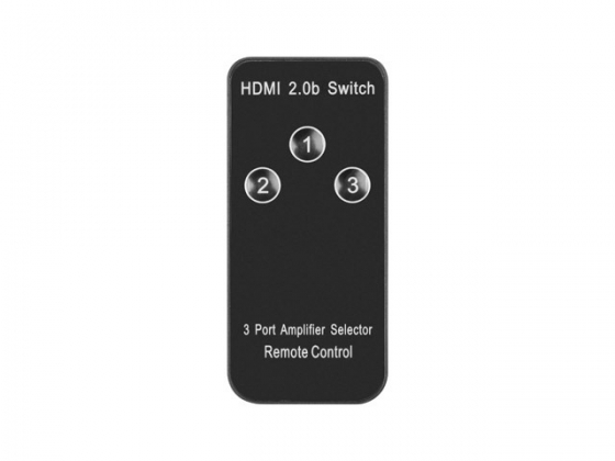 KVM-Коммуникатор 3port LANBERG SWV-HDMI-0003 (3xHDMI, Micro USB, Remote Controller)