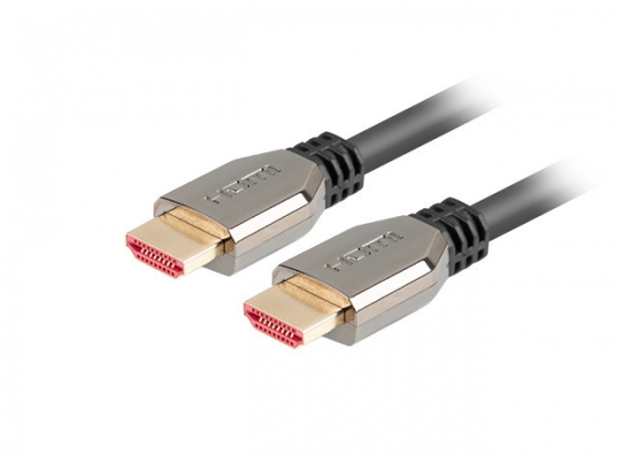 Cable LANBERG CA-HDMI-30CU-0005-BK HDMI-HDMI V2.1 8K 60Hz BLACK 0.5M