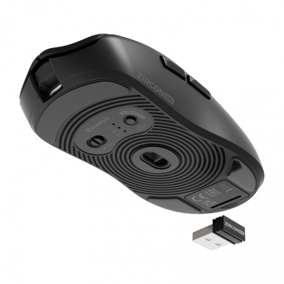 Mouse Genesis NMG-2113 Zircon 500 Gaming (10000DPI, USB)