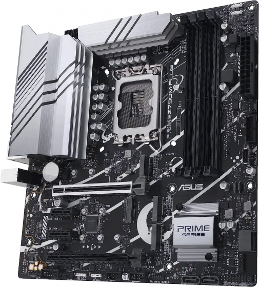 Мат. плата ASUS PRIME Z790M-PLUS (S-1700, Z790, HDMI, DP, 4xPCI-E, 4DDR5, 3xM.2, SATA3, GbLAN)