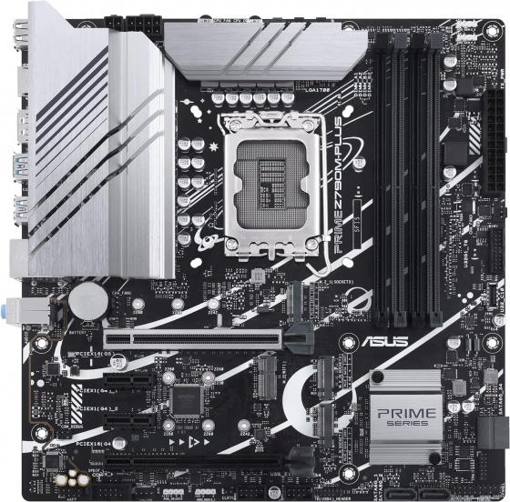 Мат. плата ASUS PRIME Z790M-PLUS (S-1700, Z790, HDMI, DP, 4xPCI-E, 4DDR5, 3xM.2, SATA3, GbLAN)