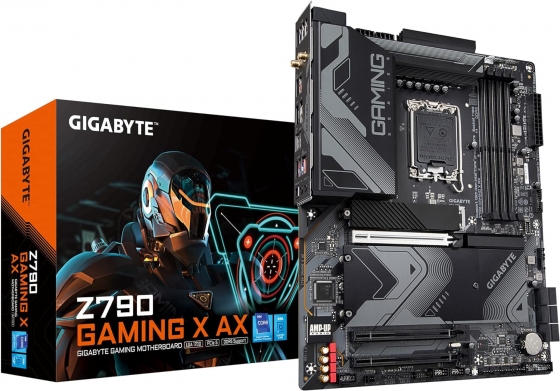 MB Gigabyte Z790 GAMING X AX (S-1700, Z790, HDMI, DP, 3xPCI-E, 4DDR5, 4xM.2, SATAIII RAID SATA3, Wi-Fi, 2.5GbLAN)