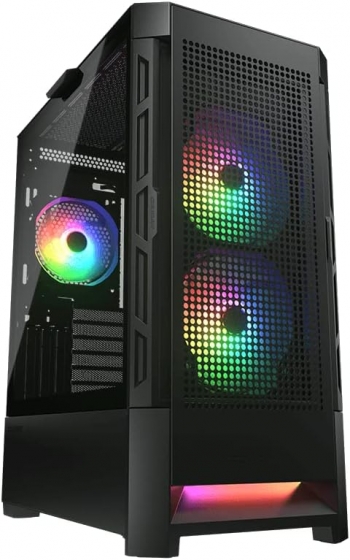 Корпус MidiTower Cougar AirFace RGB w/o black (MidiATX)