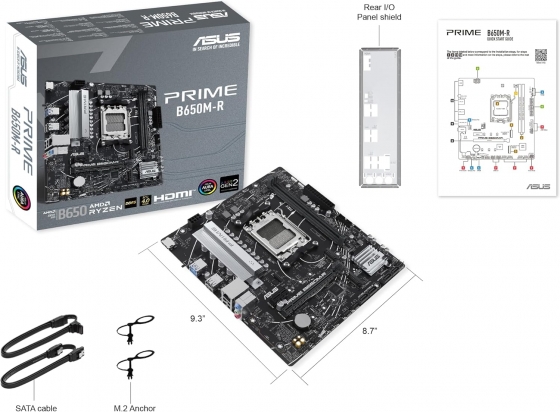 MB ASUS PRIME B650M-R (S-AM5, B650, HDMI, 2xPCI-E, 2DDR5, 2xM.2, SATAIII, SATA3, GbLAN)