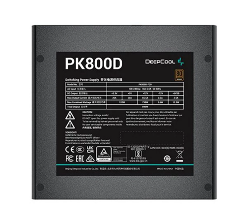 Блок питания 800W Deepcool PK800D 80+ (ATX)
