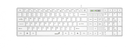 Клавиатура Genius SlimStar 126 (USB, White)