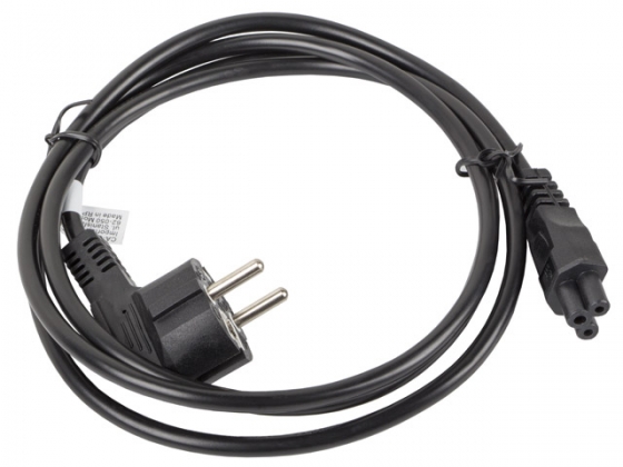 Кабель LANBERG CA-C5CA-15CC-0018-BK POWER CORD LAPTOP (MIKI) IEC 320 C5 1.8M VDE BLACK