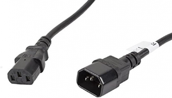 Удлинитель LANBERG CA-C13E-11CC-0050-BK POWER SUPPLY CABLE IEC 320 C13-> C14 5.0M BLACK