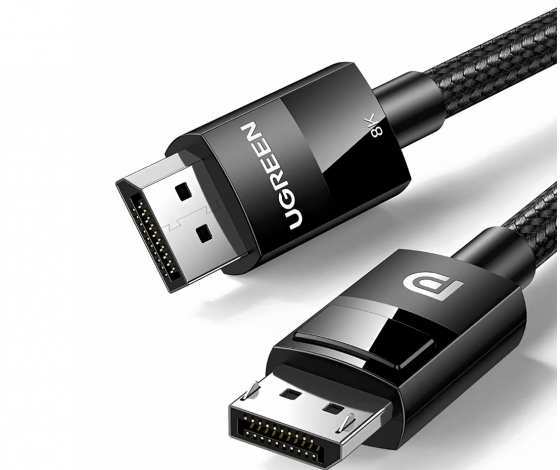 Кабель Ugreen 80390 DP-DP V1.4 (FHD240Hz, 2K165Hz, 4K144Hz, 8K60Hz, 1m, Black)